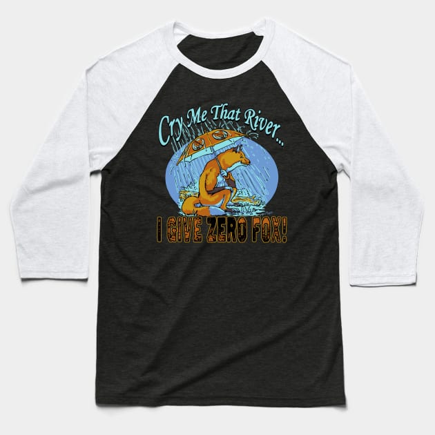 Zero Fox Umbrella Baseball T-Shirt by Mudge